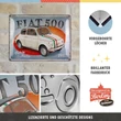 Kép 2/3 - FIAT 500 FÉMTÁBLA, FIAT termékek, FIAT ajándék, FIAT kiegészítők, FIAT LIFYSTYLE