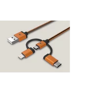 seat, 3 in 1, kábel, USB C típusú, Lightning (Apple) csatlakozók, mikro-USB, seat termékek, seat ajándék, seat kiegészítők