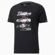 BMW M MOTORSPORT GRAPHIC FÉRFI PÓLÓ (S-XXL) (2022 MODELLÉV) (FEKETE)