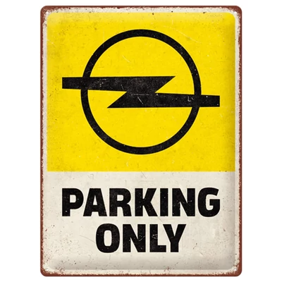 opel tábla, fémtábla, opel ajándéktárgy, opel ajándék, opel kiegészítő, opel lifestyle