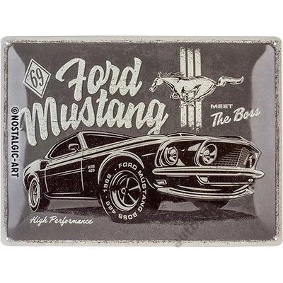 Ford Mustang fémtábla