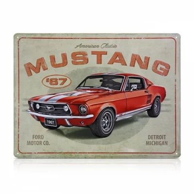 Ford Mustang fémtábla