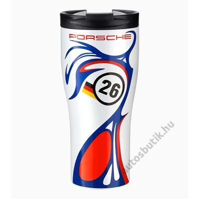 Porsche termosz, termo-bögre, thermo bögre, Porsche. termosz, termosz bögre, bögre, to go, porsche termék, porsche lifestyle, porsche ajándék
