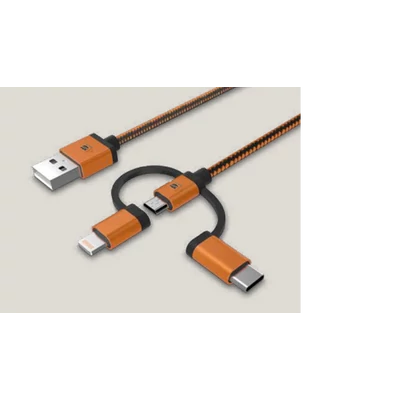 seat, 3 in 1, kábel, USB C típusú, Lightning (Apple) csatlakozók, mikro-USB, seat termékek, seat ajándék, seat kiegészítők