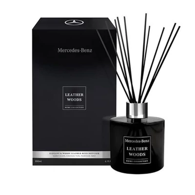 Mercedes SZOBAILLAT LEATHER WOODS 200ML, Mercedes ILLAT, Mercedes AJÁNDÉK, Mercedes KIEGÉSZÍTŐK, Mercedes TERMÉKEK