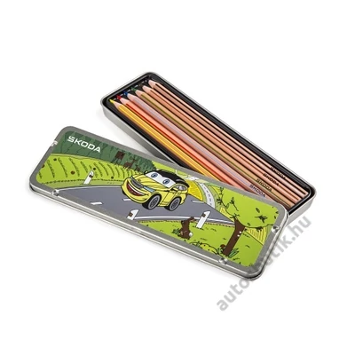 Skoda SZÍNES CERUZA KÉSZLET, Skoda AJÁNDÉK, Skoda KIEGÉSZÍTŐK, Skoda TERMÉKEK, Skoda AJÁNDÉK SZETT, Skoda LIFESTYLE