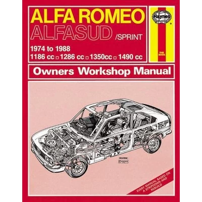 Alfa Romeo Alfasud/Sprint Alfa Javítási Kézikönyv,  (1974-1988) Up To F