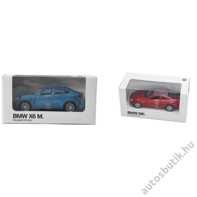 BMW MODELLAUTÓ, BMW X6M, M6 COUPE 1:41