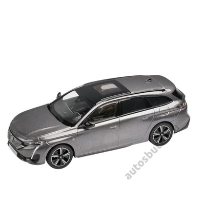 PEUGEOT MODELLAUTÓ, PEUGEOT 308 GT (PLATINIUM SZÜRKE, 1:43)