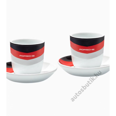 PORSCHE MOTORSPORT PORCELÁN KÁVÉS KÉSZLET