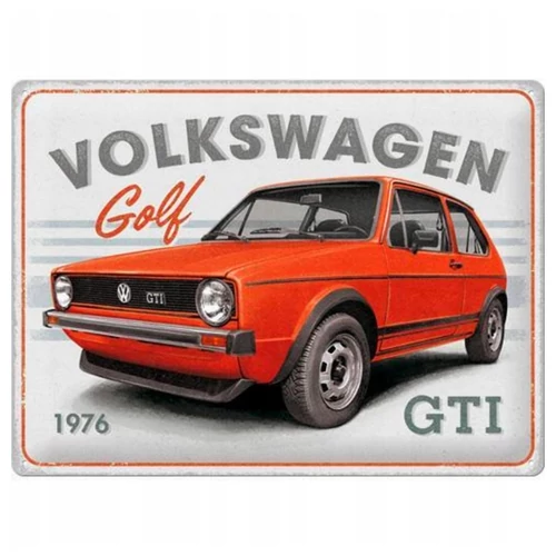 VOLKSWAGEN GOLF GTI 1976 FÉMTÁBLA