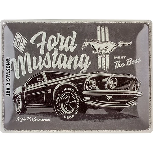 FORD MUSTANG FÉMTÁBLA