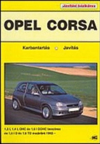 JAVÍTÁSI KÉZIKÖNYV, OPEL CORSA 1993-TÓL