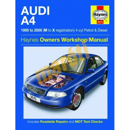 JAVÍTÁSI KÉZIKÖNYV, AUDI A4, (1995-2000) (ANGOL NYELVŰ)