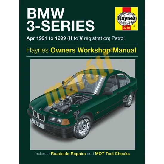 BMW JAVÍTÁSI KÉZIKÖNYV, BMW 3, SZÉRIA (1991.04-1999) (ANGOL NYELVŰ)