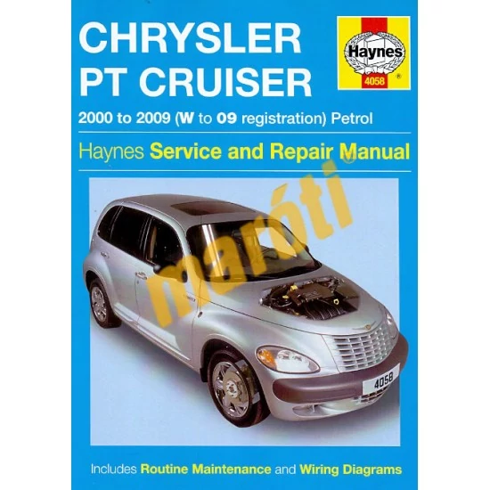 Chrysler Cruiser Javítási Kézikönyv, (2000-2009) (Angol Nyelvű)