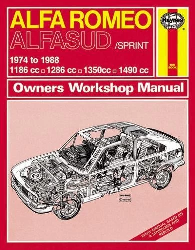 ALFA JAVÍTÁSI KÉZIKÖNYV, ALFA ROMEO ALFASUD/SPRINT(1974-1988) UP TO F