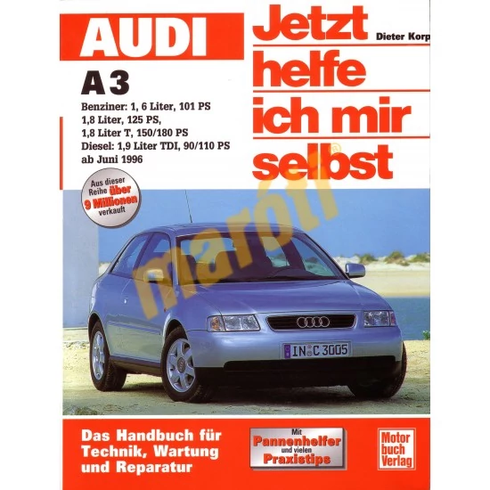 JAVÍTÁSI KÉZIKÖNYV, AUDI A3 (1996.06.05-) (NÉMET NYELVŰ)