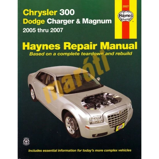 JAVÍTÁSI KÉZIKÖNYV, CHRYSLER 300 (2005-2007) (ANGOL NYELVŰ)