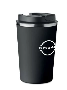 NISSAN ROZSDAMENTES ACÉL POHÁR, UTAZÓ TERMOBÖGRE