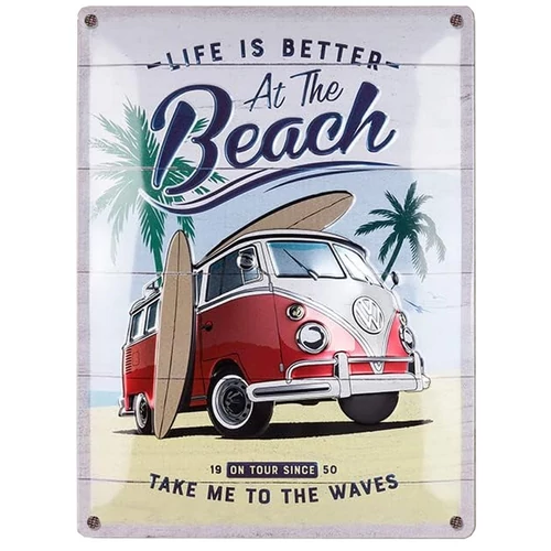 Volkswagen Bulli Fémtábla