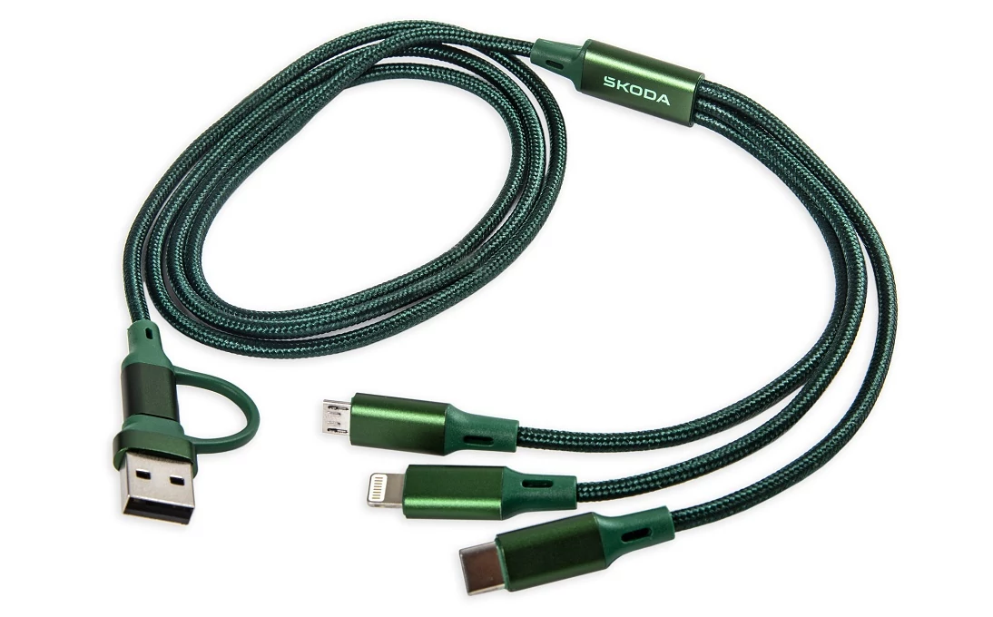 SKODA USB KÁBEL 4IN1