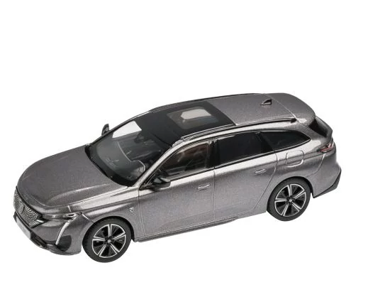 PEUGEOT MODELLAUTÓ, PEUGEOT 308 GT (PLATINIUM SZÜRKE, 1:43)